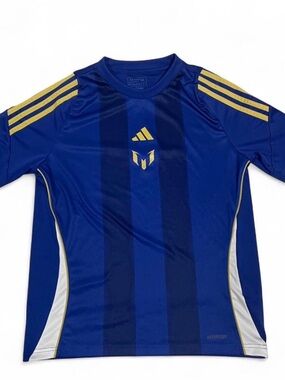 adidas Blue & Yellow Kids Soccer Jersey